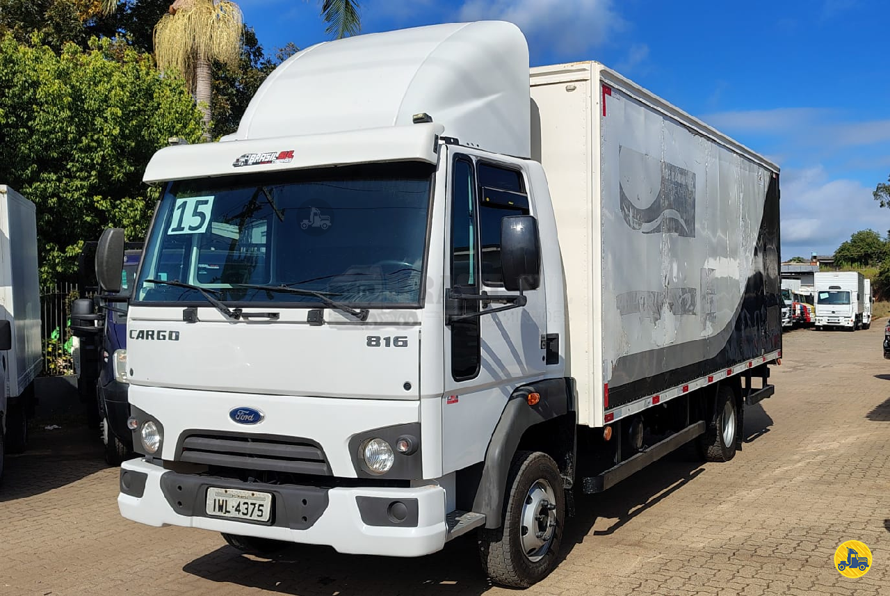 CAMINHAO FORD CARGO 816 Baú Furgão 3/4 4x2 Brasil Sul Caminhões PORTAO RIO GRANDE DO SUL RS